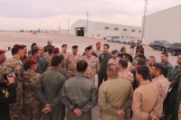الحنيطي خلال تجهيز طائرات مساعدات لغزة: مستمرون بحشد الجهود الدولية