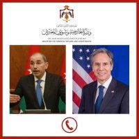 الصفدي ونظيره الأمريكي يؤكدان ضرورة احترام الوضع التاريخي في القدس