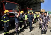 المعايطة يفتتح مركزي دفاع مدني شهداء البحر الميت والشونة الجنوبية