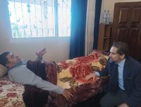 الأمير مرعد يزور مصابين عسكريين في المفرق والرمثا