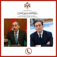 الصفدي يبحث مع نظيره الإسباني جهود وقف العدوان الإسرائيلي على غزة