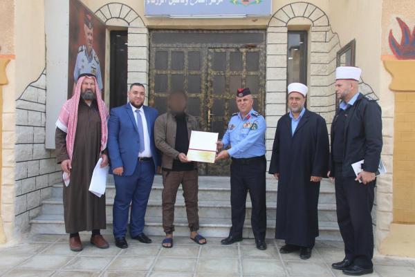 نزيل في مركز اصلاح يفوز بالمركز الرابع في المسابقة الهاشمية للقرآن الكريم