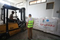 الخيرية الهاشمية: توزيع ١٧١٧ طنا من الطحين في غزة خلال رمضان