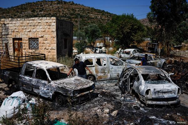 بريطانيا تدين أعمال عنف المستوطنين في الضفة الغربية