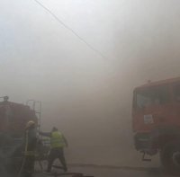 حريق كبير داخل منجرة في المفرق