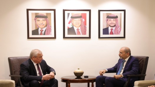 الصفدي ومسؤول روسي يبحثان جهود التوصل لحل سياسي للأزمة السورية