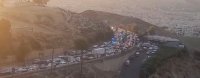 بالفيديو .. حادث سير يتسبب بأزمة مرورية خانقة على طريق صويلح صافوط