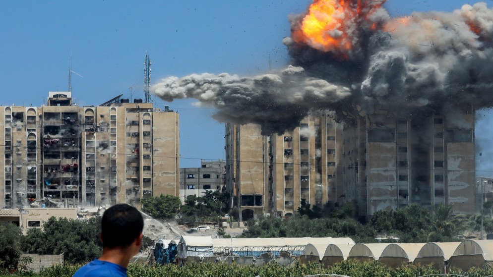 غزة: إسرائيل قصفت مخيم النصيرات 63 مرة في أسبوع