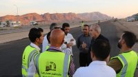 %85 نسبة الإنجاز في صيانة الطريق الصحراوي "من القويرة للاتحاد"