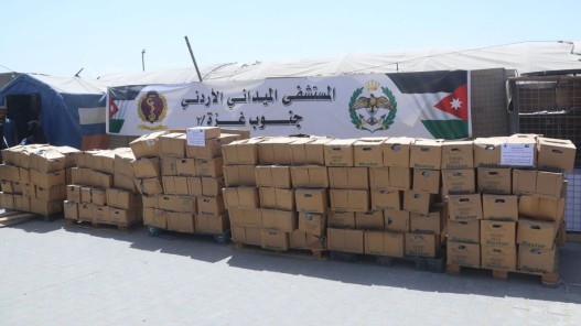 المستشفى الميداني الأردني غزة/3: وزعنا 5 آلاف طرد تمويني
