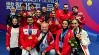 ذهبية وفضية و3 برونزيات حصيلة المنتخب الوطني في آسيا