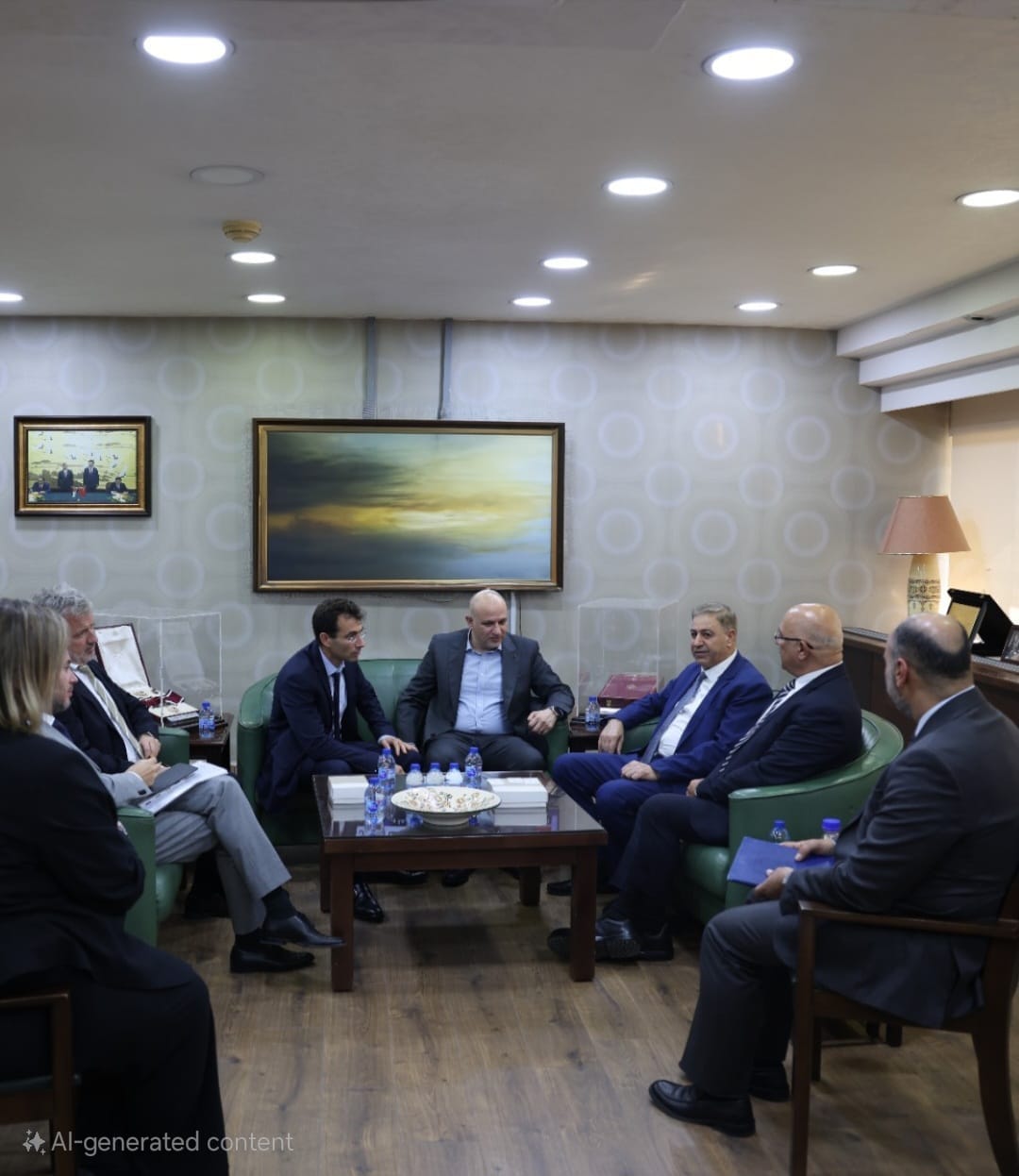 وزير الاستثمار وسفير الاتحاد الأوروبي يبحثان مع مسؤولي " البوتاس العربية"