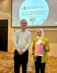 "صيدلة "عمان الأهلية تشارك بمؤتمر التدريب في الكيمياء الخضراء والاستدامة