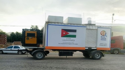 الأردن يرسل مخبزا متنقلا بطاقة إنتاجية مرتفعة إلى غزة