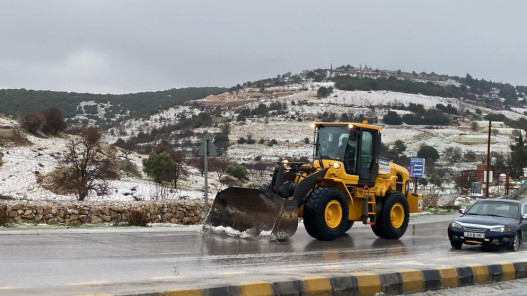زخات ثلجية غير مؤثرة على مرتفعات عجلون فجر الجمعة