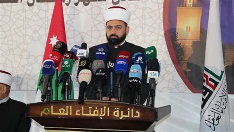 مفتي عام المملكة: قرار صيام رمضان مستقل ولا يتعرض لأي ضغوط سياسية.. والأردن لا يتبع أي دولة في تحديد موعد عيد الفطر