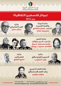 مؤسسة فلسطين الدولية تُتوج نخبة المبدعين العرب في حفل جوائز فلسطين الثقافية الثاني عشر