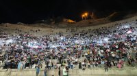الألعاب النارية تزين سماء المملكة الليلة احتفالا بعيد الاستقلال الـ 79