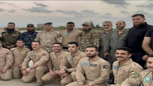 وفد عسكري أردني يتابع واجب إخماد الحرائق في سوريا