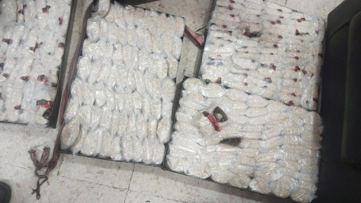 "الجمارك" تضبط نصف مليون حبة كبتاغون في مركز الكرامة