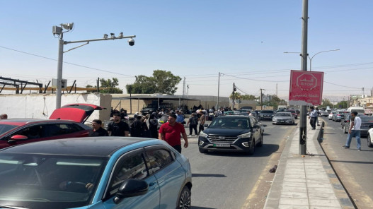 إغلاق جسر الملك حسين من الجانب الأخر حتى إشعار آخر