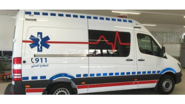 10 إصابات بانقلاب حافلة طلاب صغيرة في الياسمين