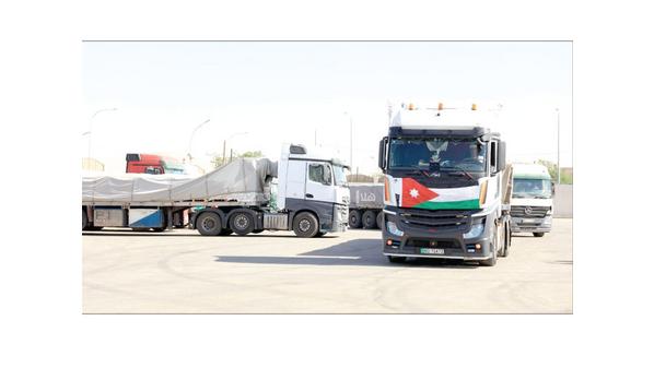 مساعدات الأردن للأشقاء في غزة لم تتوقف