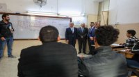 حسان يوجِّه بإجراء توسعة وصيانة شاملة لمدرسة إربد الثانوية للبنين