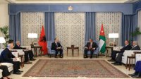 حسان وبيجاج يبحثان تعزيز العلاقات الثنائية بين الأردن وألبانيا