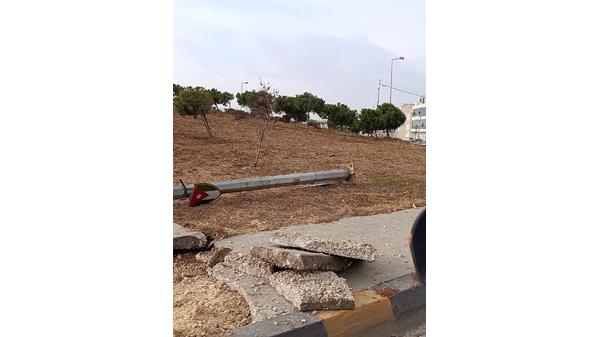 الأمانة تبدأ إزالة دوار شهير في عمان واستبداله بإشارة ضوئية (صور)