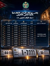 "ترخيص السواقين" تطرح أرقاما مميزة بالمزاد الإلكتروني لدعم صندوق الطالب