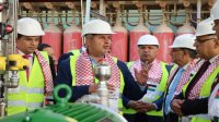 وزير الطاقة يفتتح مشروع نظام التضبيب في محطة رحاب