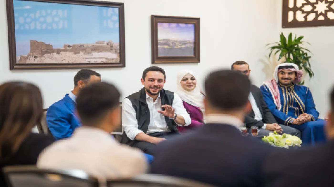ولي العهد: أفخر بالشباب الأردنيين العاملين في القطاع التكنولوجي والتقني