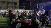 غزة تحتفل بفوز اسبانيا في نهائي كاس العالم كرسالة تضامن وامتنان