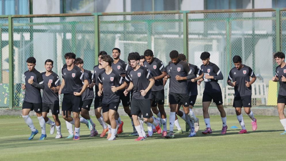 منتخب الشباب يختتم تحضيراته لمواجهة مصر وديا استعدادا للتصفيات الاسيوية