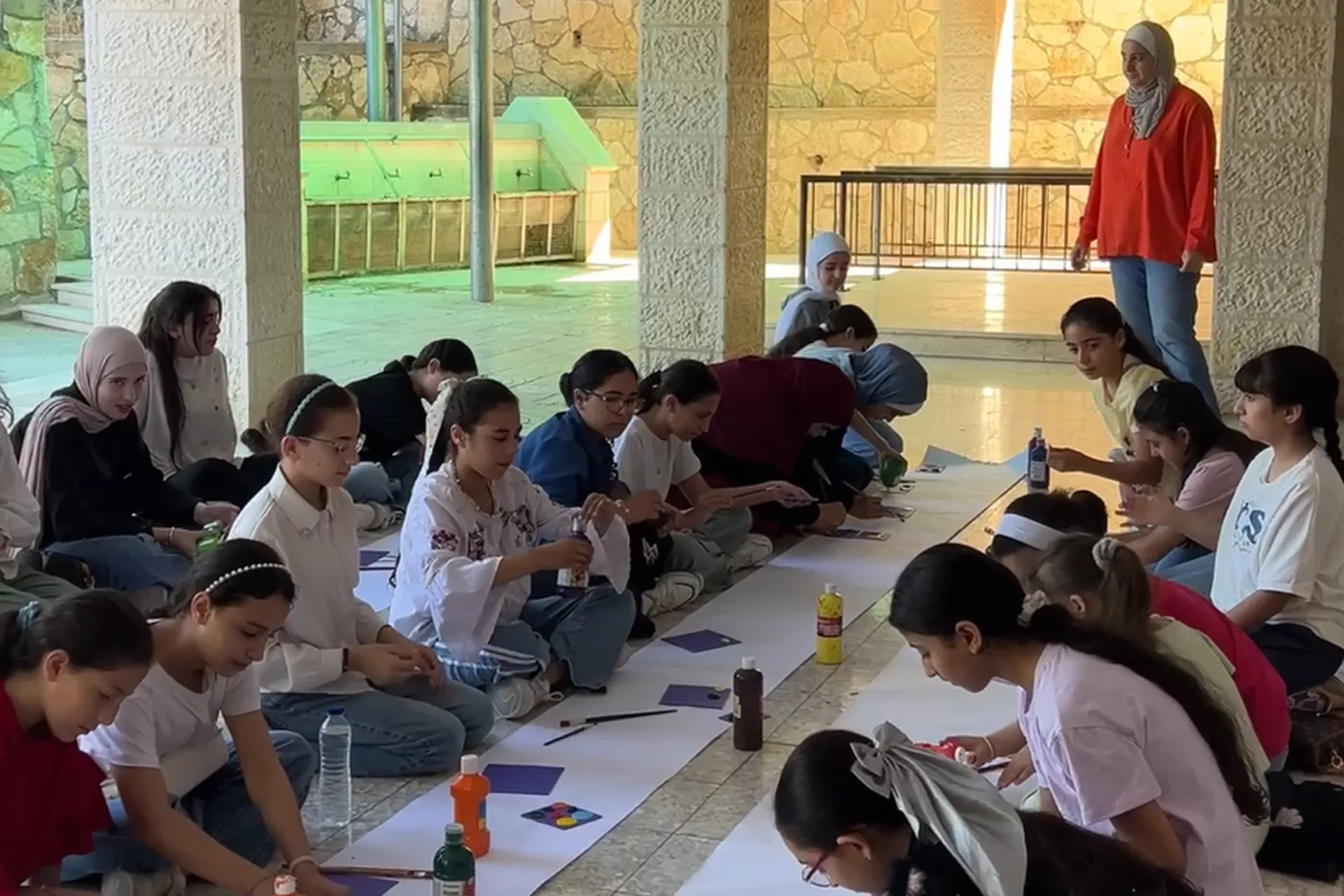 مساحات امنة لاطفال الضفة الغربية عبر المدارس الصيفية