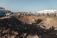 تصعيد عسكري في غزة وتدمير مخازن الادوية بمستشفى شهداء الاقصى
