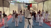 خيمة الكاراتيه في غزة تحول ركام الحرب الى مساحة للامل