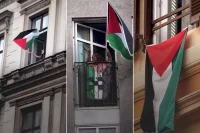 شرفات المدن الاوروبية تتحول الى منصات لدعم فلسطين