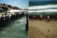 من رحم الرمال.. كيف تحولت احواض غزة البدائية الى ملاذ للنجاة