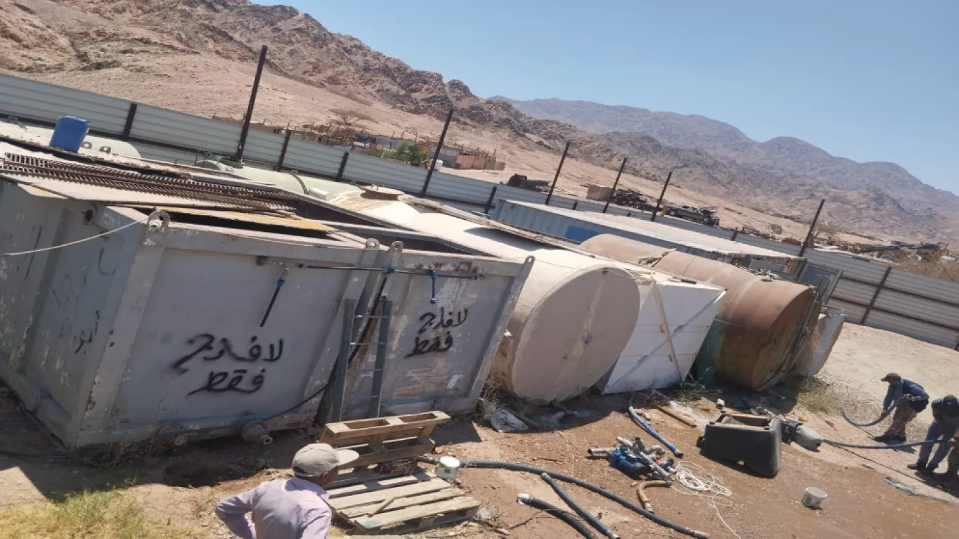 حملة أمنية كبيرة تطيح بـ "أكبر سارق مياه" في العقبة