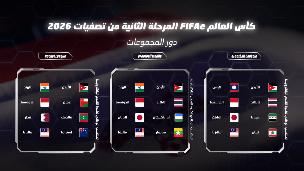 رحلة المنتخب الوطني للرياضات الالكترونية نحو مونديال العالم تبدا من كوالالمبور
