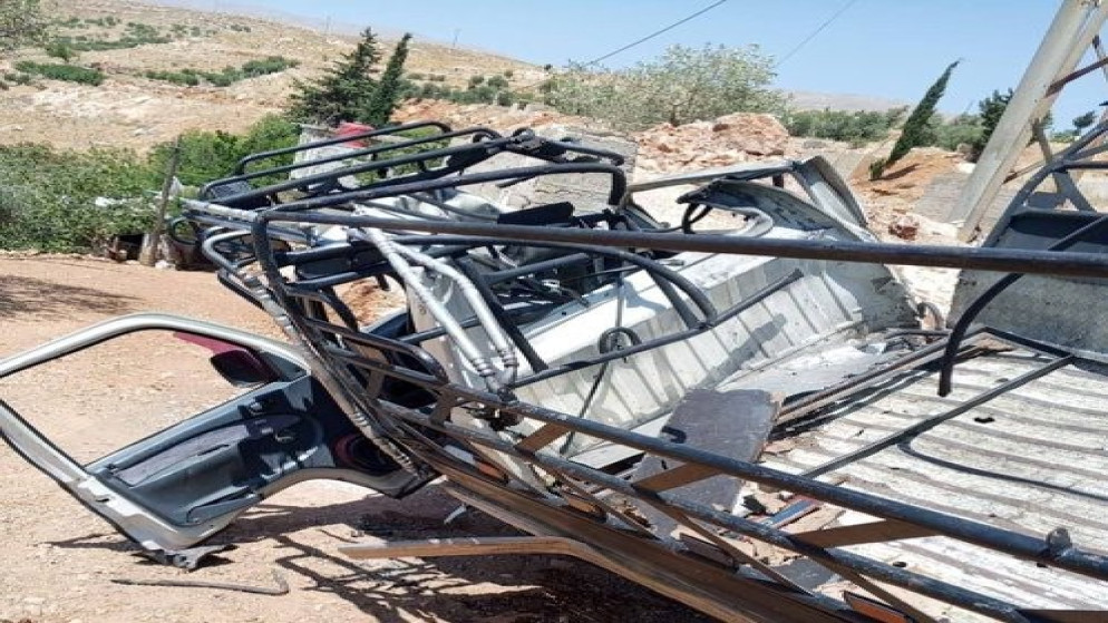 تصعيد عسكري في ريف دمشق مسيرة تستهدف سيارة ببيت جن