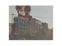 حريق مقهى داخل مجمع تجاري في الصويفية