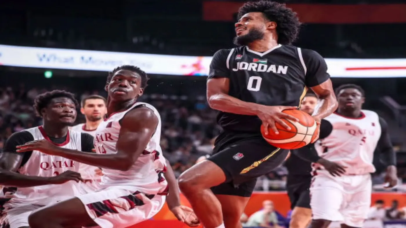 المنتخب الوطني لكرة السلة يتغلب على نظيره القطري