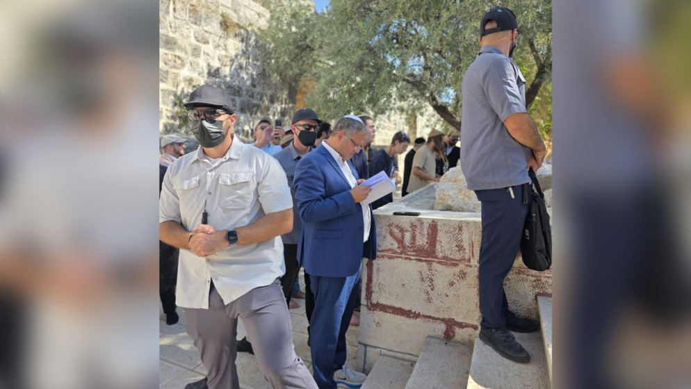 استفزاز جديد في القدس بن غفير يقتحم باحات المسجد الاقصى