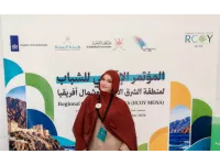 خرّيجة من عمان الأهلية تشارك بالوفد الأردني في مؤتمر الشباب الإقليمي RCOY