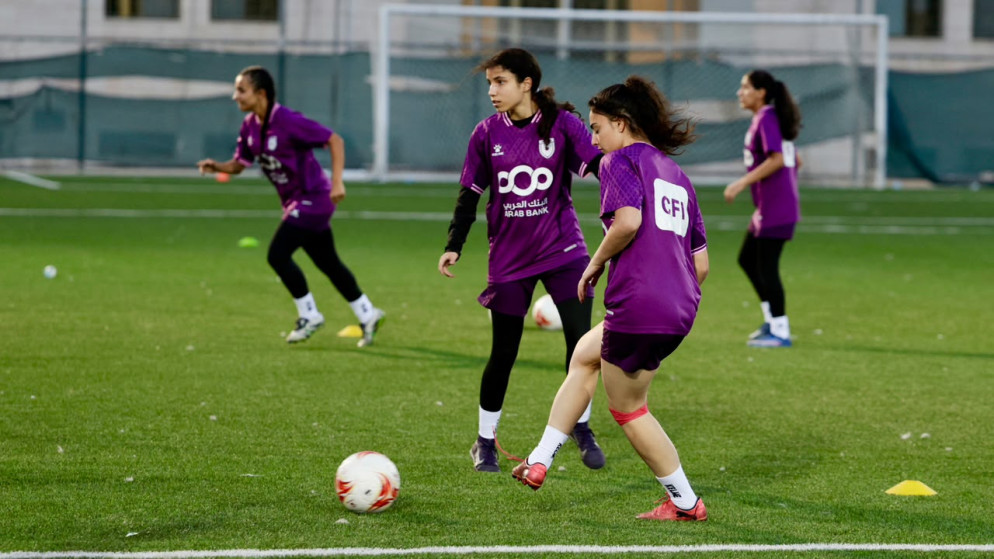 اختبارات قوية لمنتخب الشابات الاردني امام السعودية في عمان