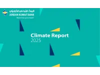 مجموعة البنك الأردني الكويتي تصدر تقريرها المناخي الأول لعام 2025 وتعزز نهجها في العمل المناخي